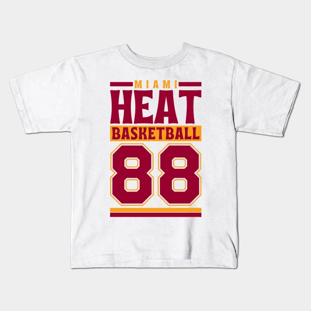 Miami Heat 1988 Basketball Limited Edition Kids T-Shirt by Astronaut.co